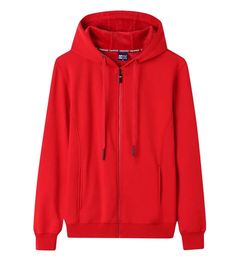 DG-8017 · Fleece-Lined Zip Hoodie