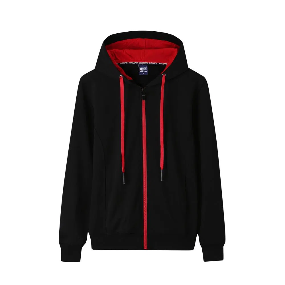 DG-8029 · Fleece-Lined Zip Hoodie · Real product view 02