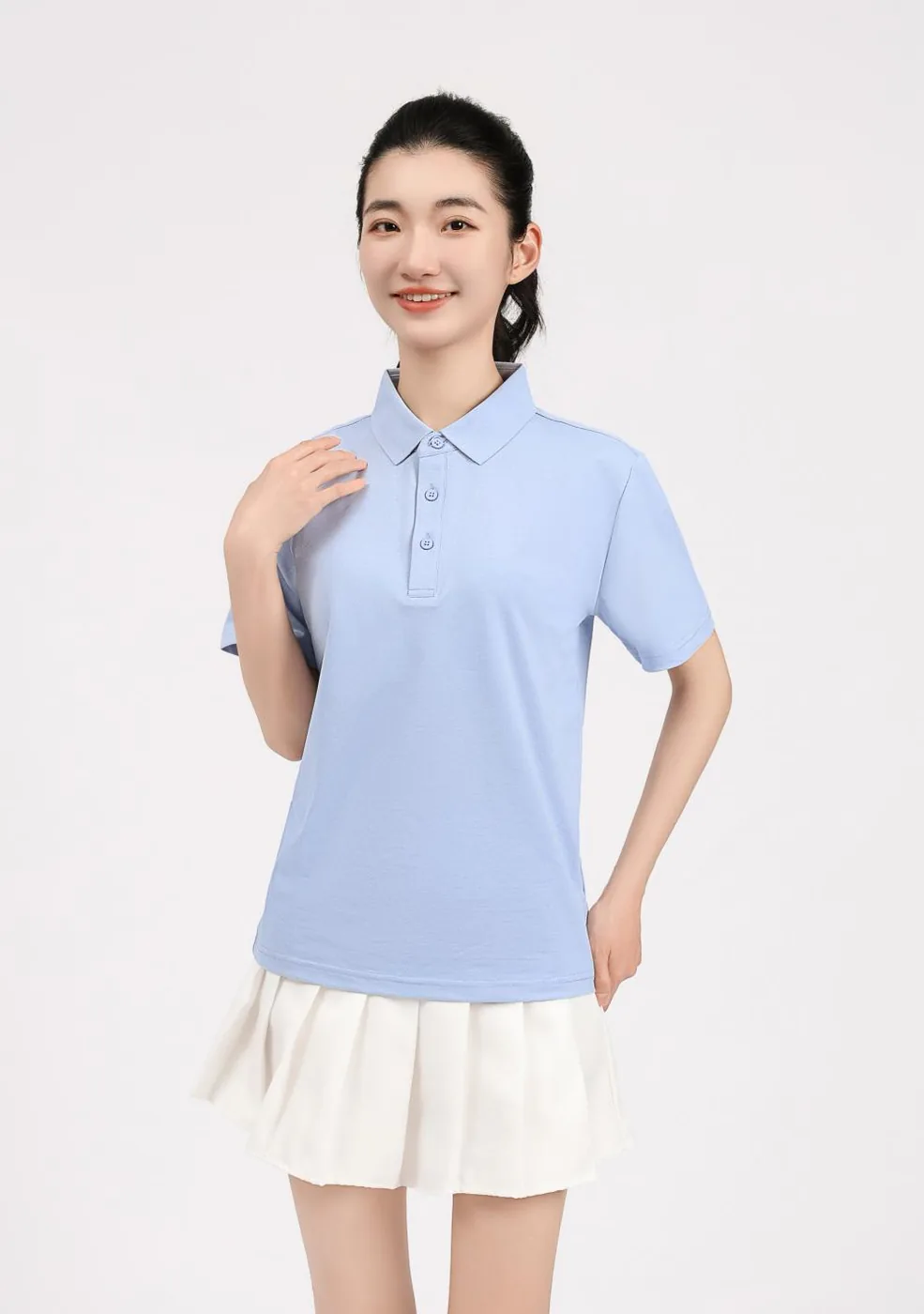 6301 · Short-Sleeve Collared · Real product view 06