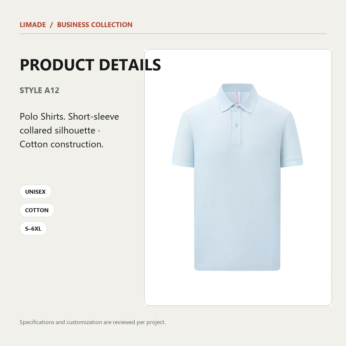 A12 · Short-Sleeve Collared · Real product view 06