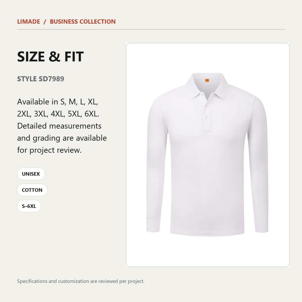 SD7989 · Long-Sleeve Collared · Real product view 04