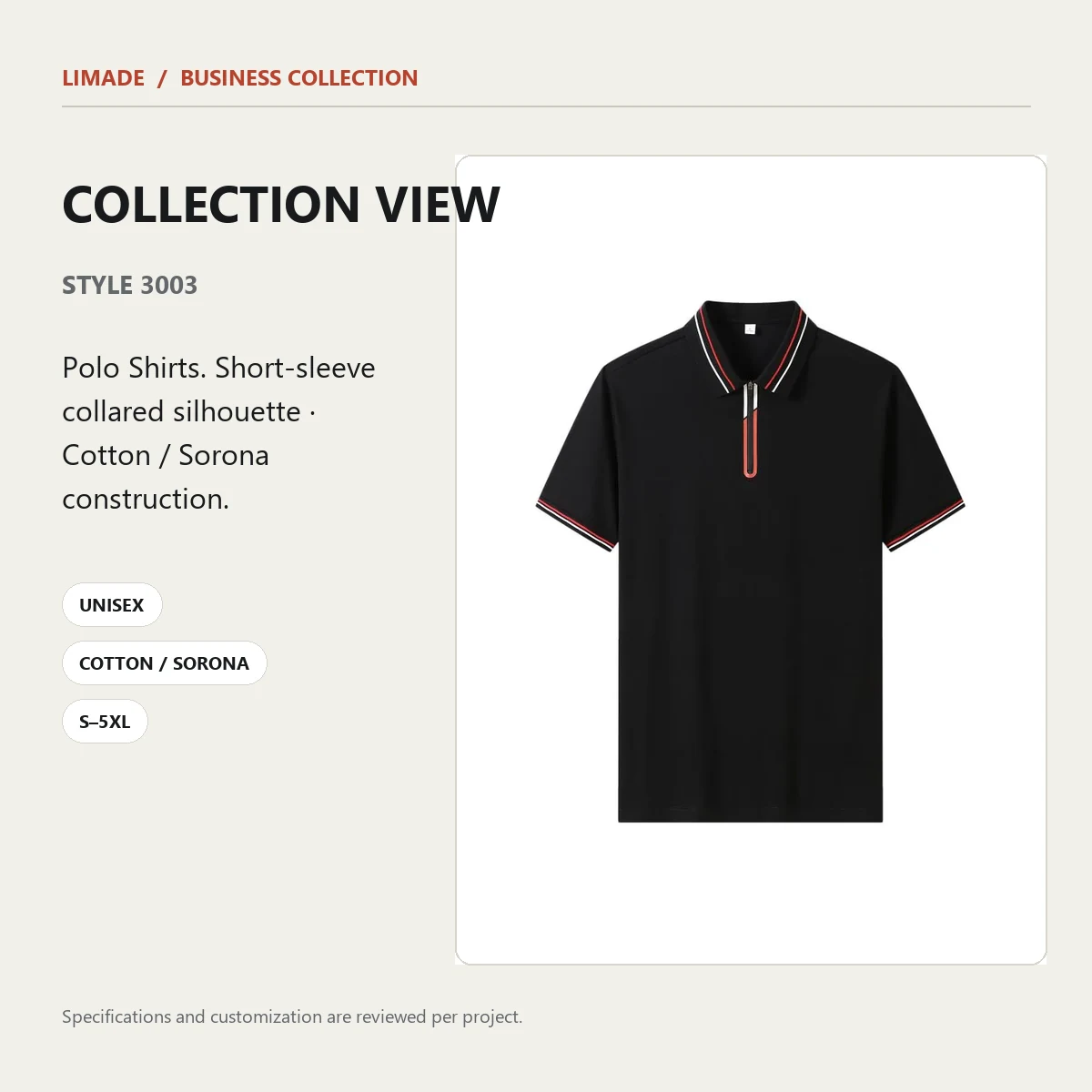 3003 · Short-Sleeve Collared · Real product view 04
