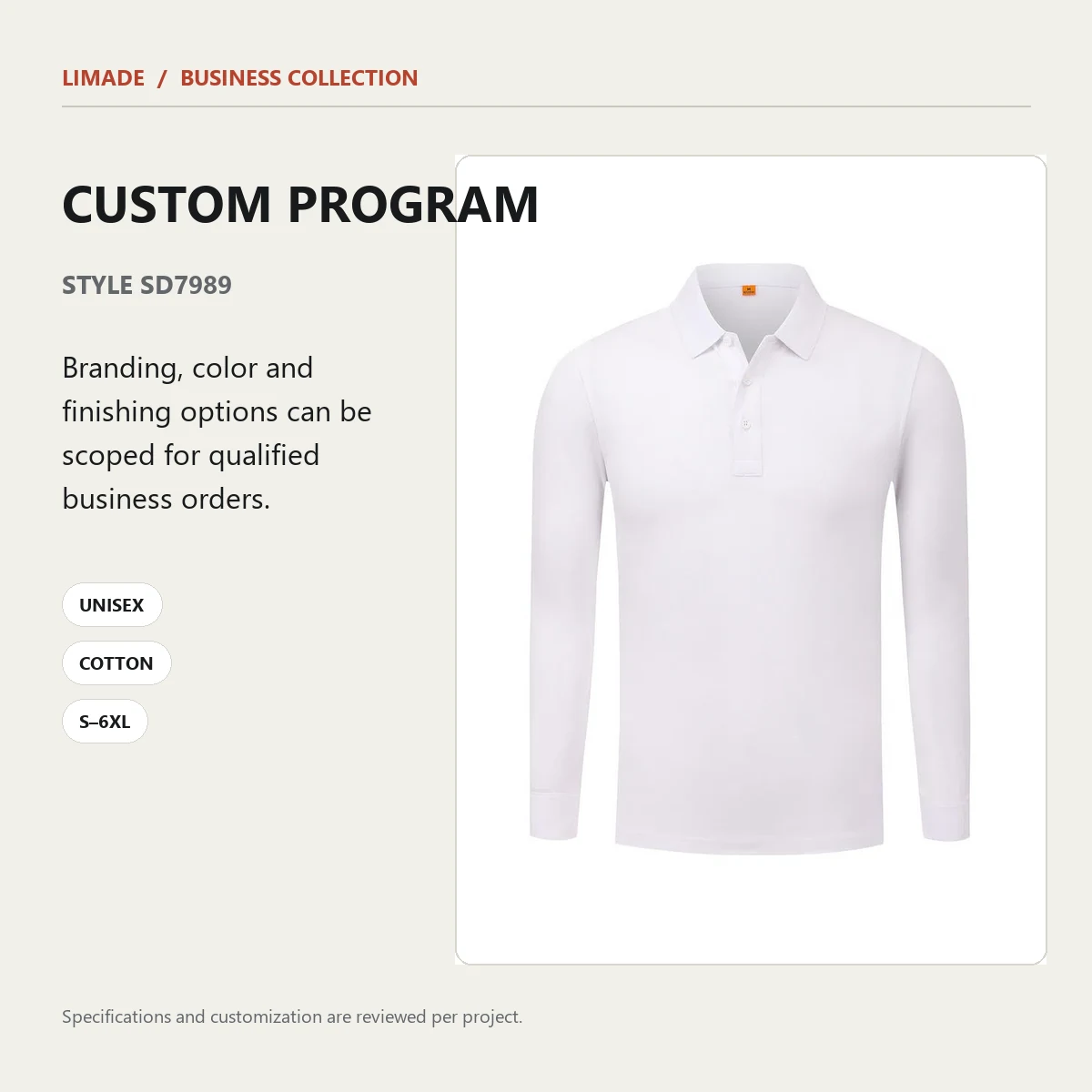 SD7989 · Long-Sleeve Collared · Real product view 03