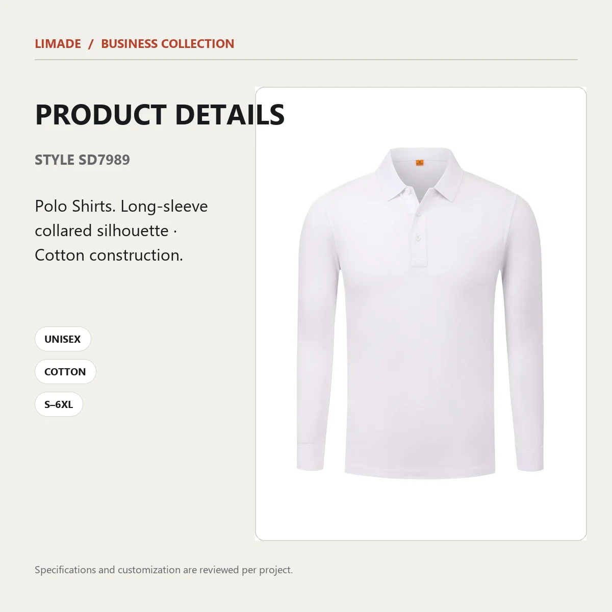 SD7989 · Long-Sleeve Collared · Real product view 02