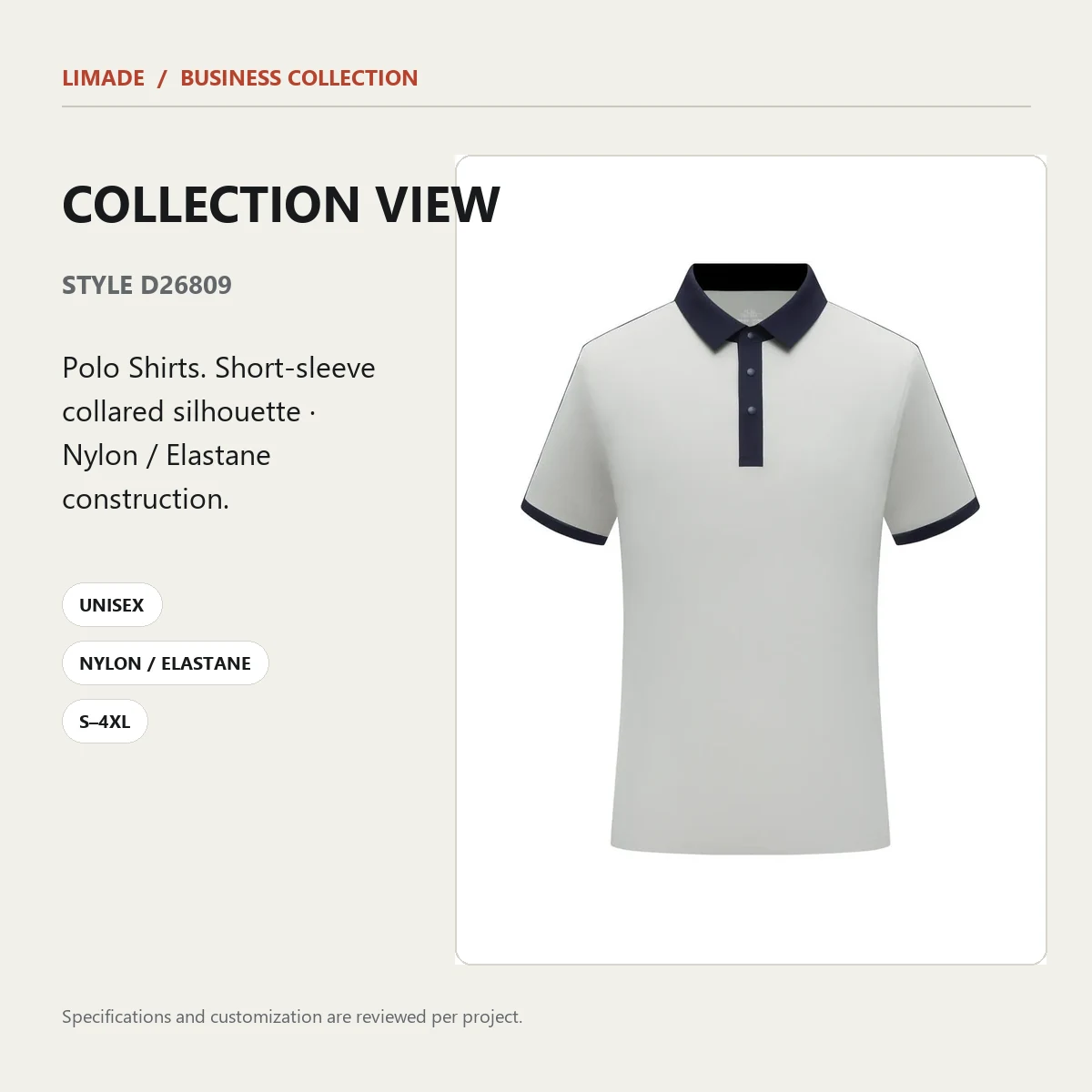 D26809 · Short-Sleeve Collared · Real product view 04