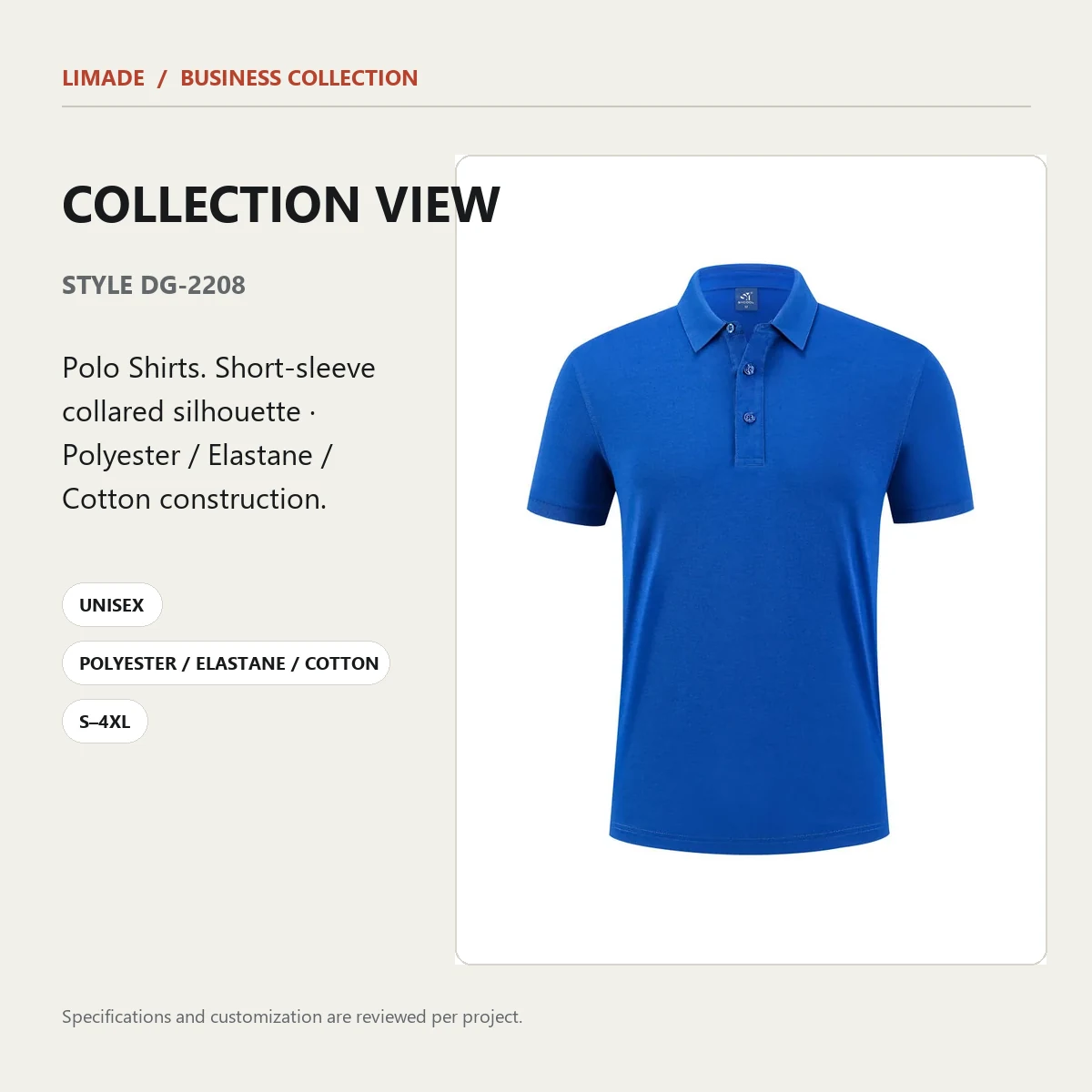 DG-2208 · Short-Sleeve Collared · Real product view 01
