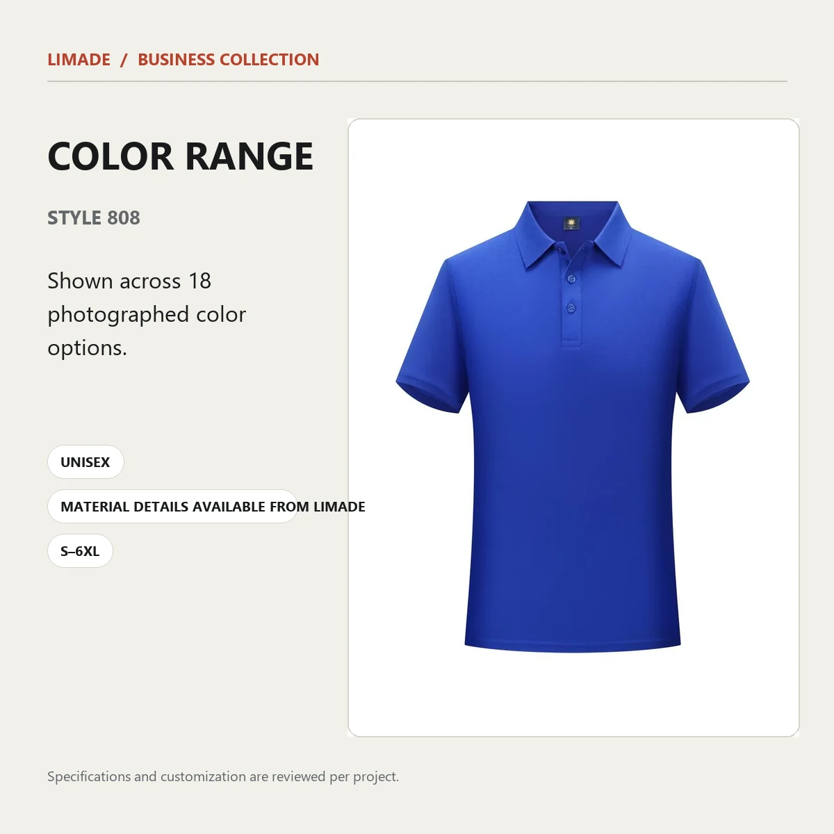 808 · Short-Sleeve Collared · Real product view 01