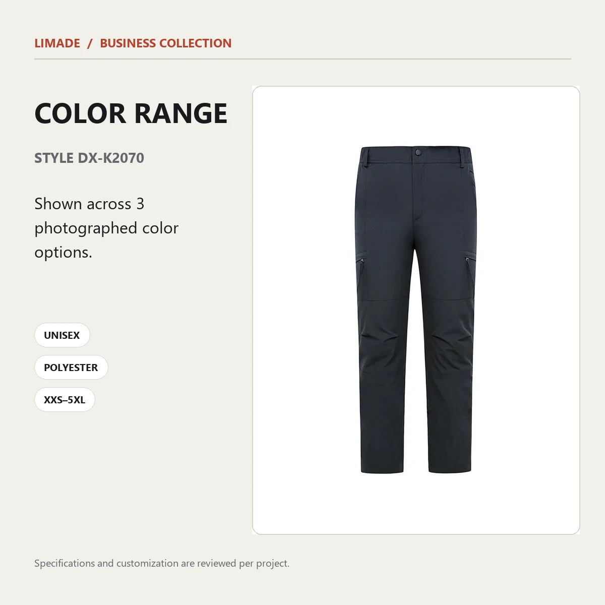 DX-K2070 · Full-Length Pants · Real product view 04
