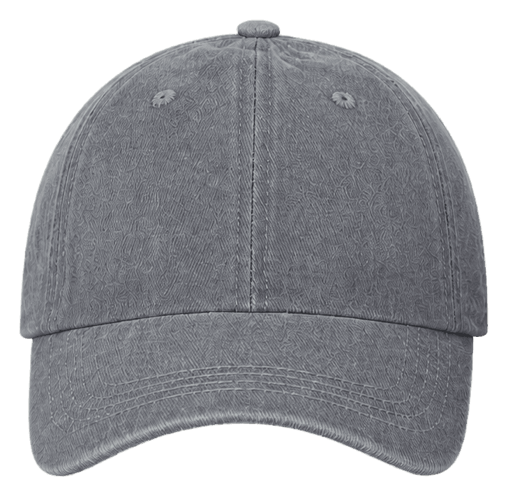 Adult Washed Baseball Cap · Washed Gray