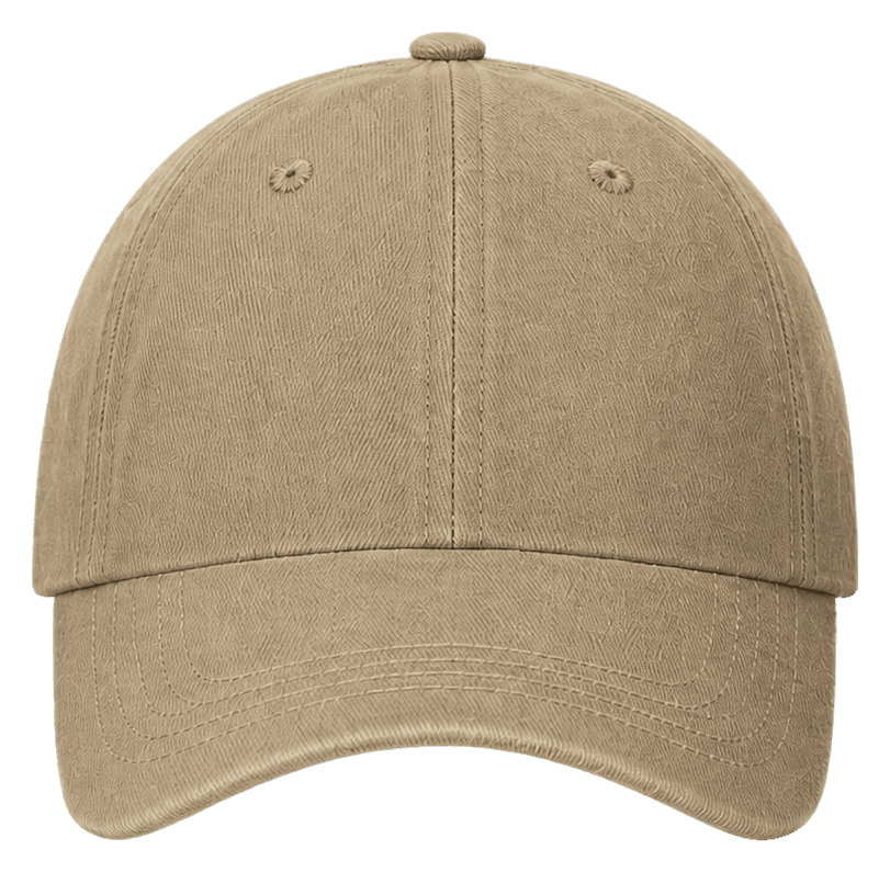 Adult Washed Baseball Cap · Khaki