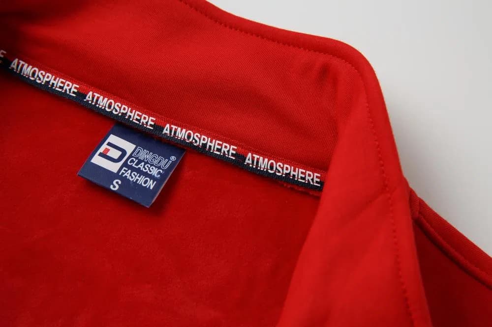 DG-8018 · Fleece-Lined Stand-Collar Zip · Real product view 05