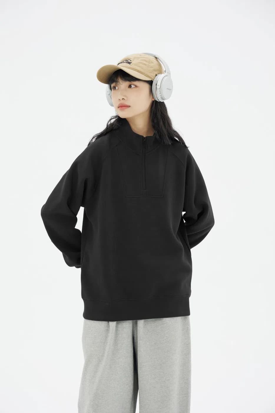 DG-W9908 · Stand-Collar Zip · Real product view 06