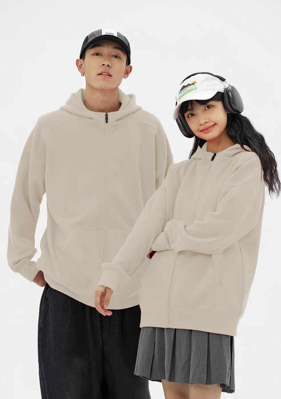 DG-9902 · Hooded Zip · Real product view 01