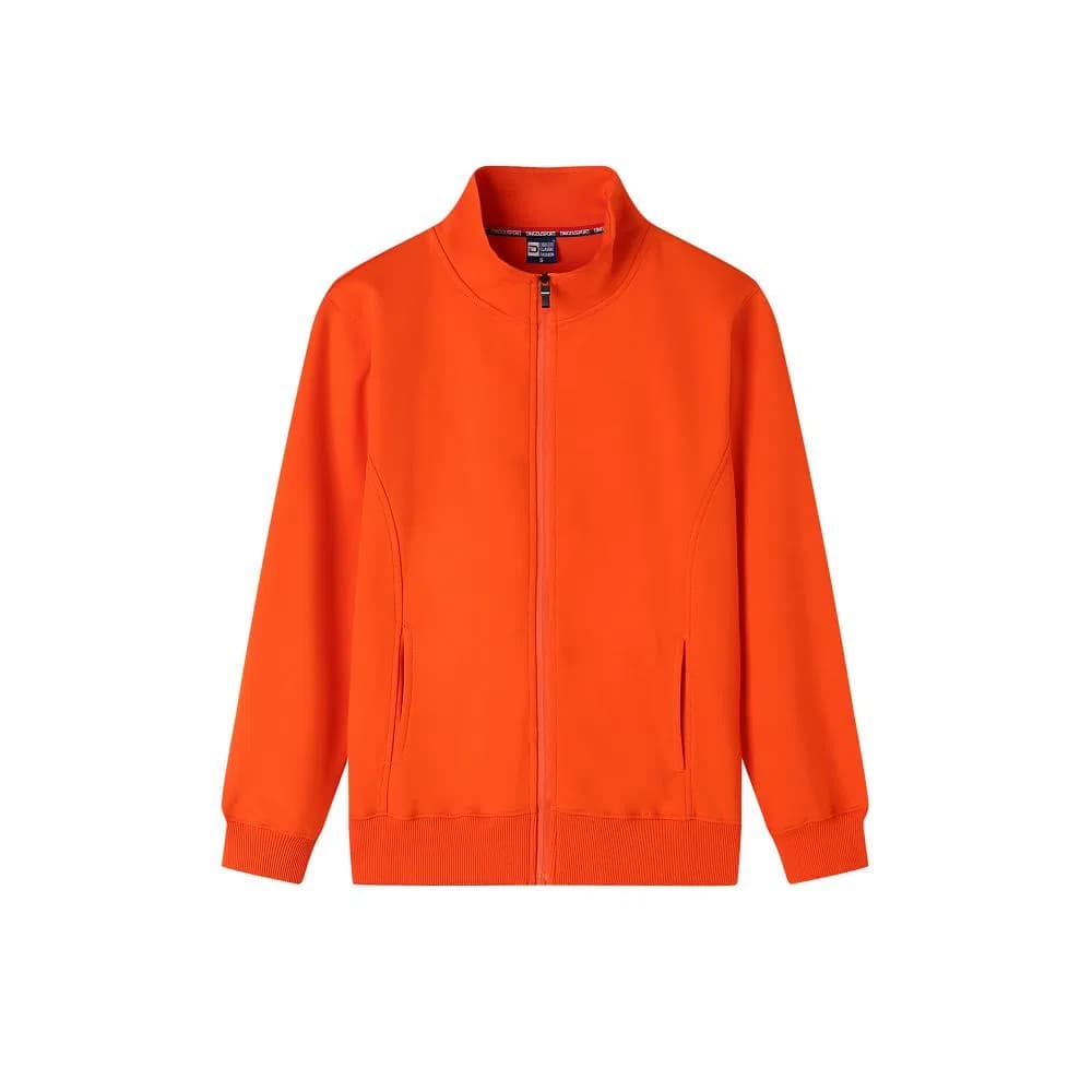DG-8018 · Fleece-Lined Stand-Collar Zip · Real product view 01