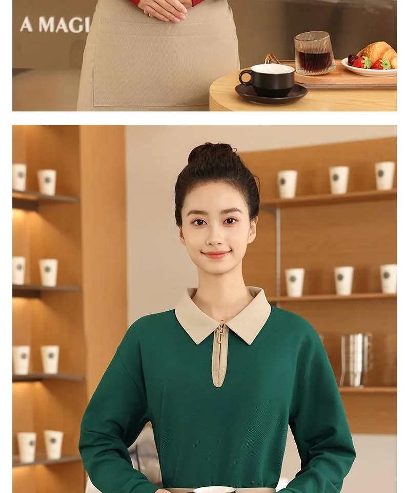 6605 · Long-Sleeve Collared · Real product view 06