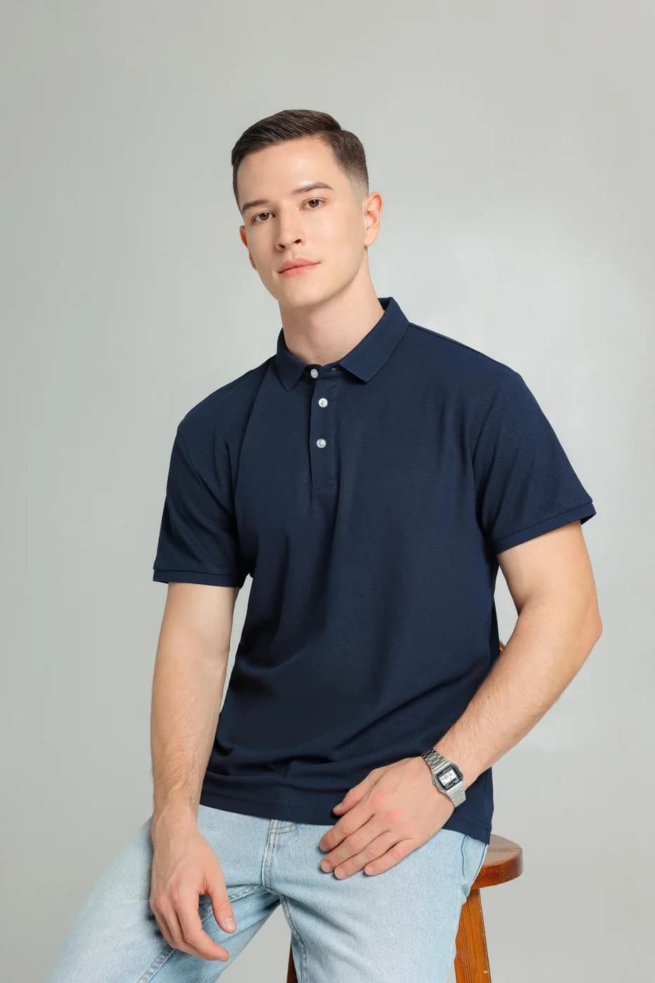 8511 · Short-Sleeve Collared · Real product view 02