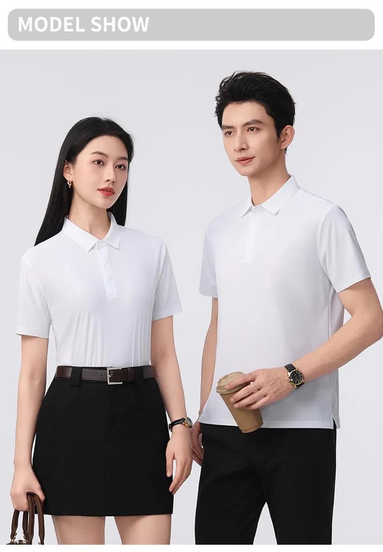 8990 · Short-Sleeve Collared · Real product view 06