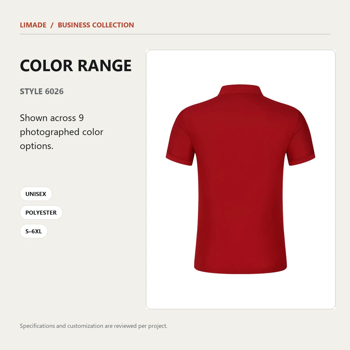 6026 · Short-Sleeve Collared · Real product view 01