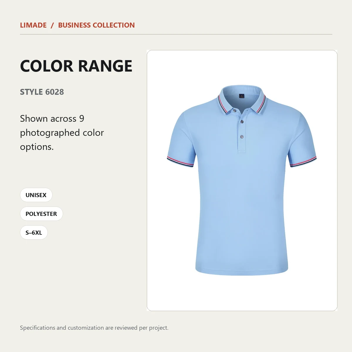 6028 · Short-Sleeve Collared · Real product view 04