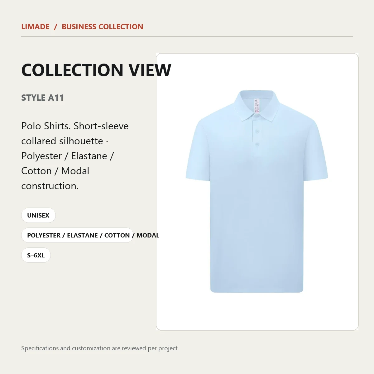 A11 · Short-Sleeve Collared · Real product view 02