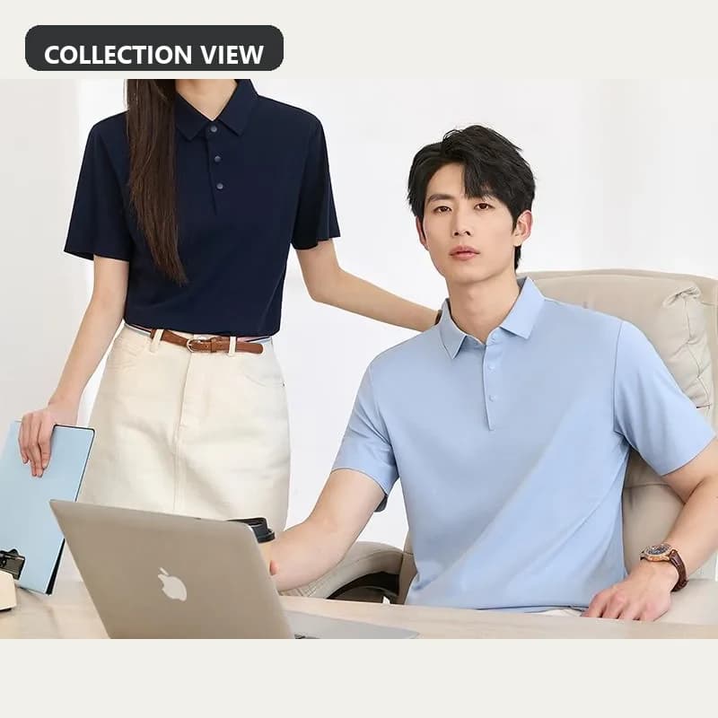 9803 · Short-Sleeve Collared · Real product view 05