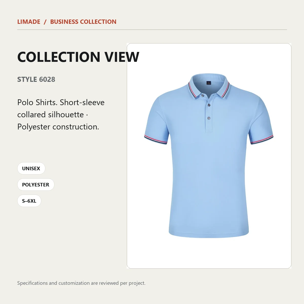 6028 · Short-Sleeve Collared · Real product view 02