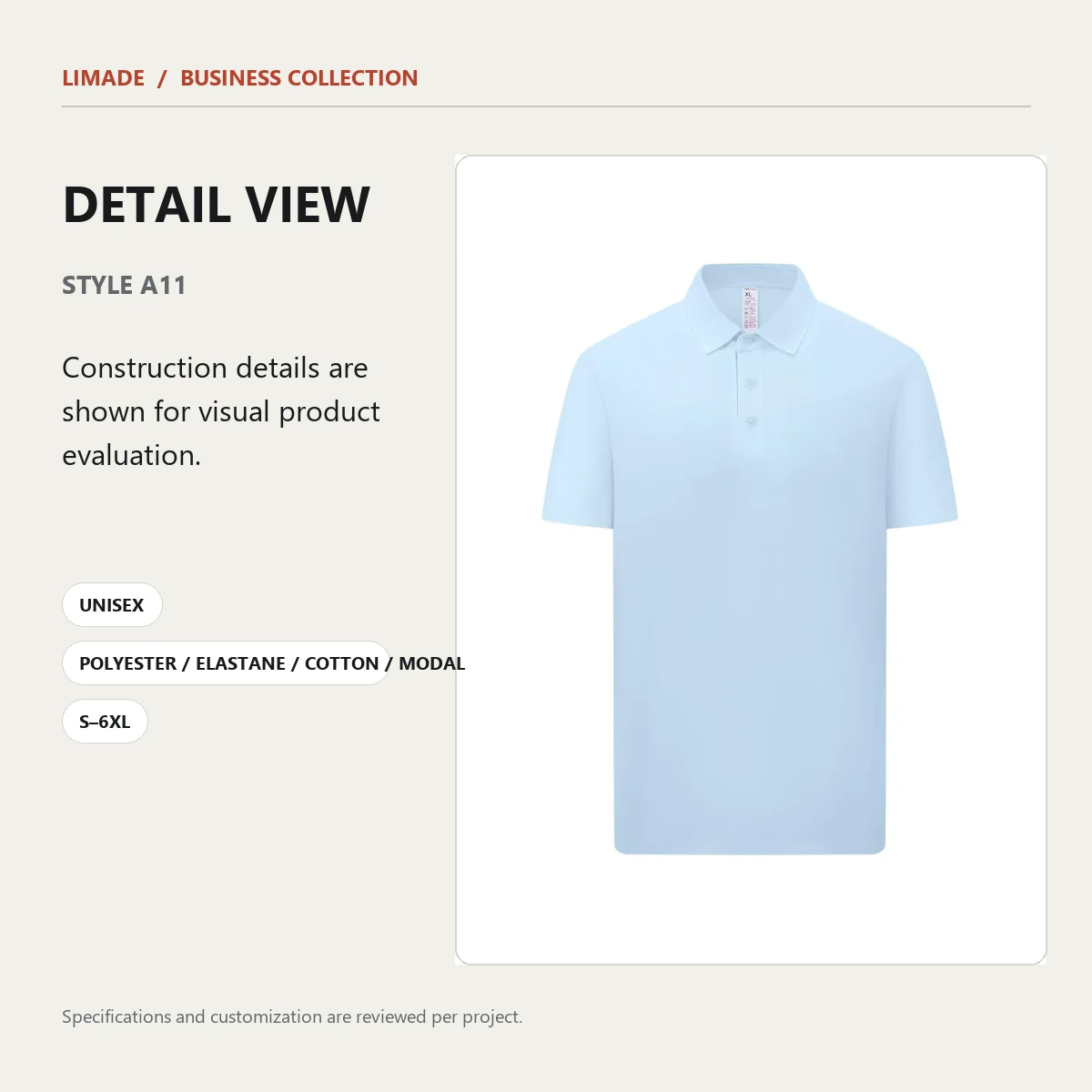 A11 · Short-Sleeve Collared · Real product view 03