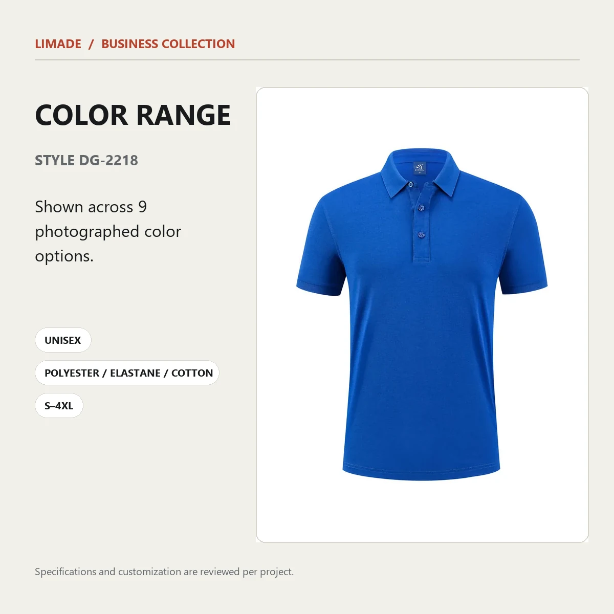 DG-2218 · Short-Sleeve Collared · Real product view 01