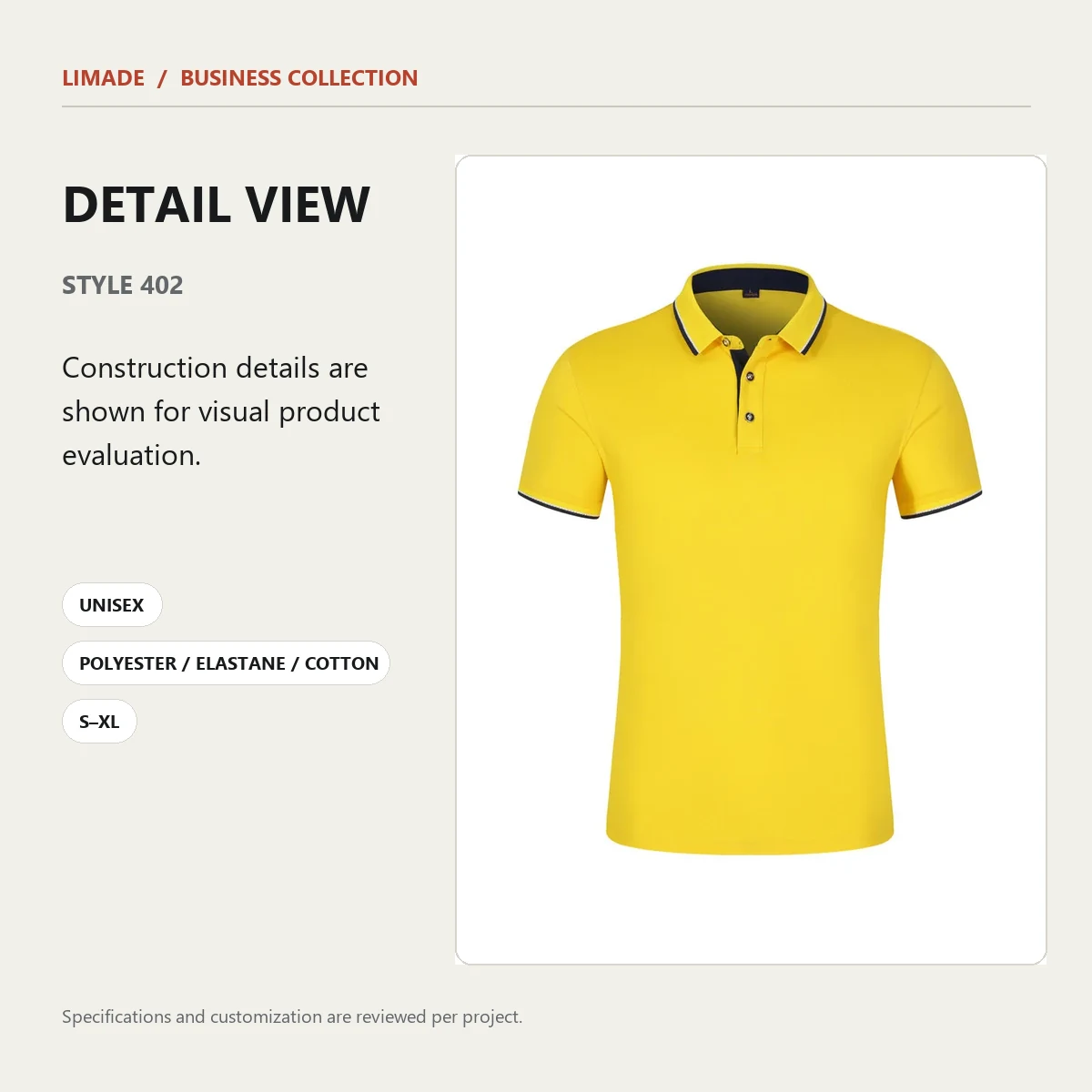 402 · Short-Sleeve Collared · Real product view 02