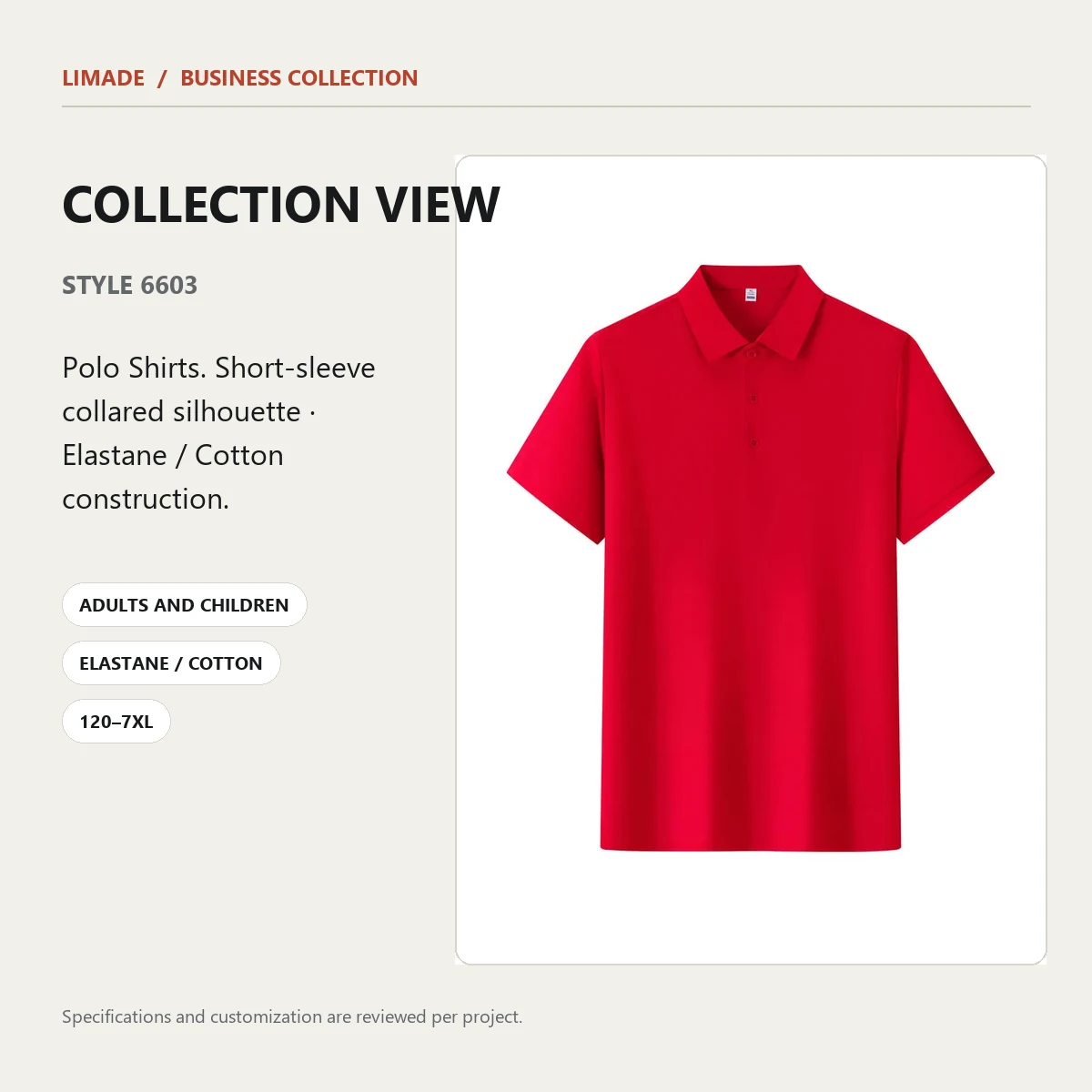 6603 · Short-Sleeve Collared · Real product view 02
