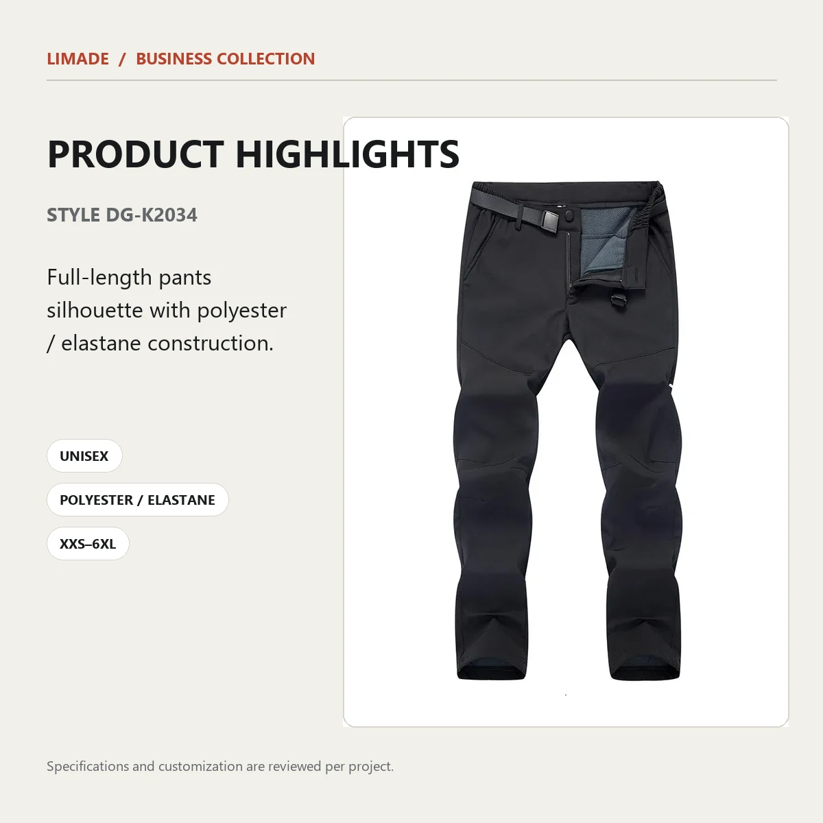 DG-K2034 · Full-Length Pants · Real product view 03