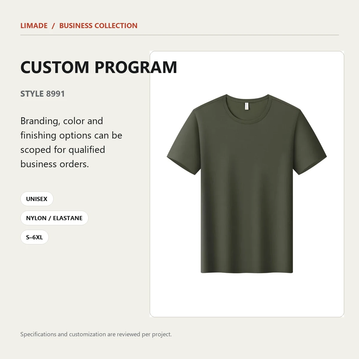 8991 · Short-Sleeve Crew-Neck · Real product view 01