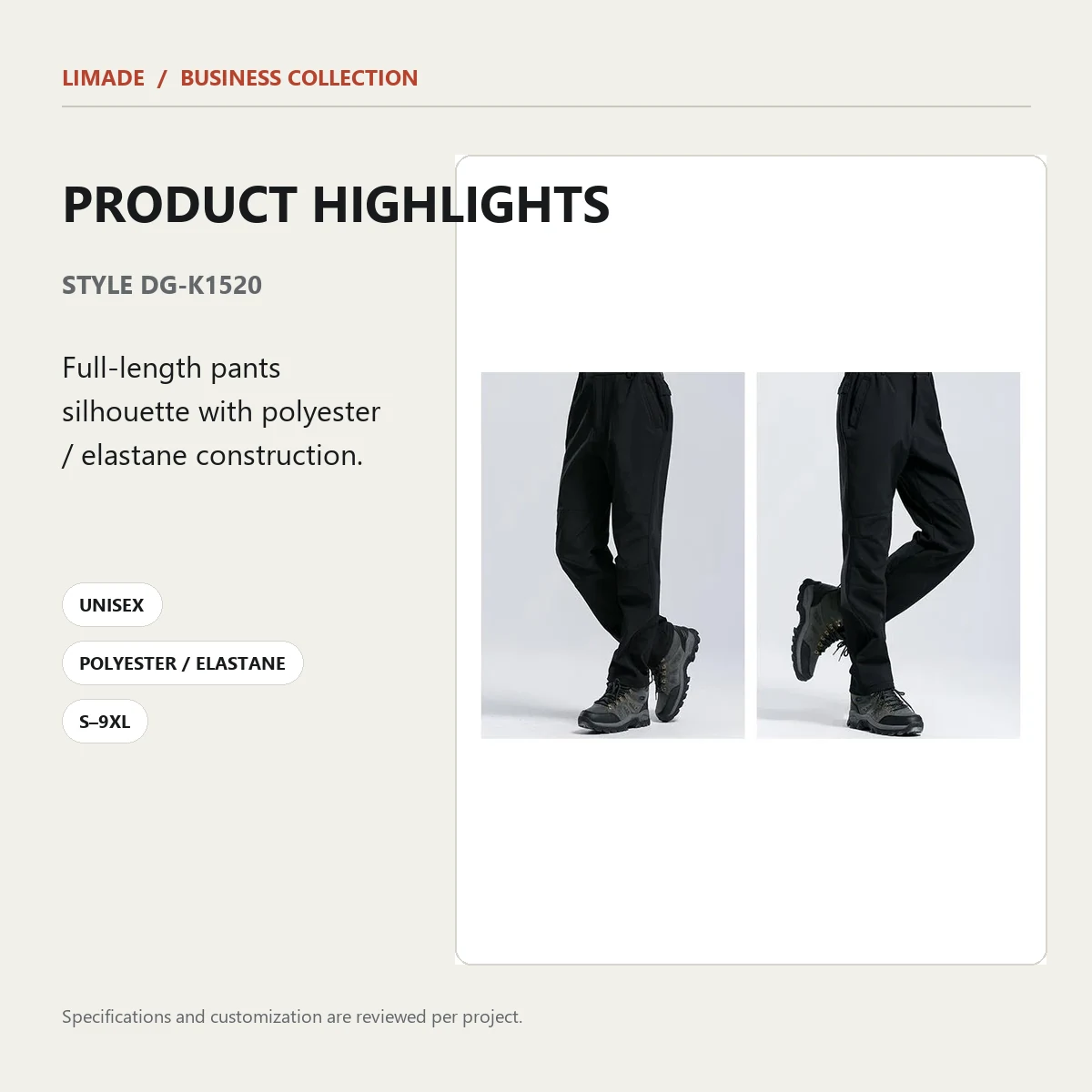 DG-K1520 · Full-Length Pants · Real product view 04