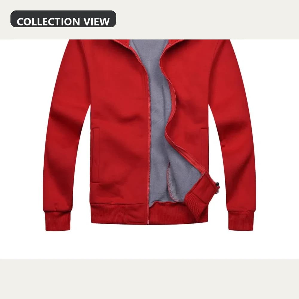DG-308 · Stand-Collar Sweatshirt · Real product view 06