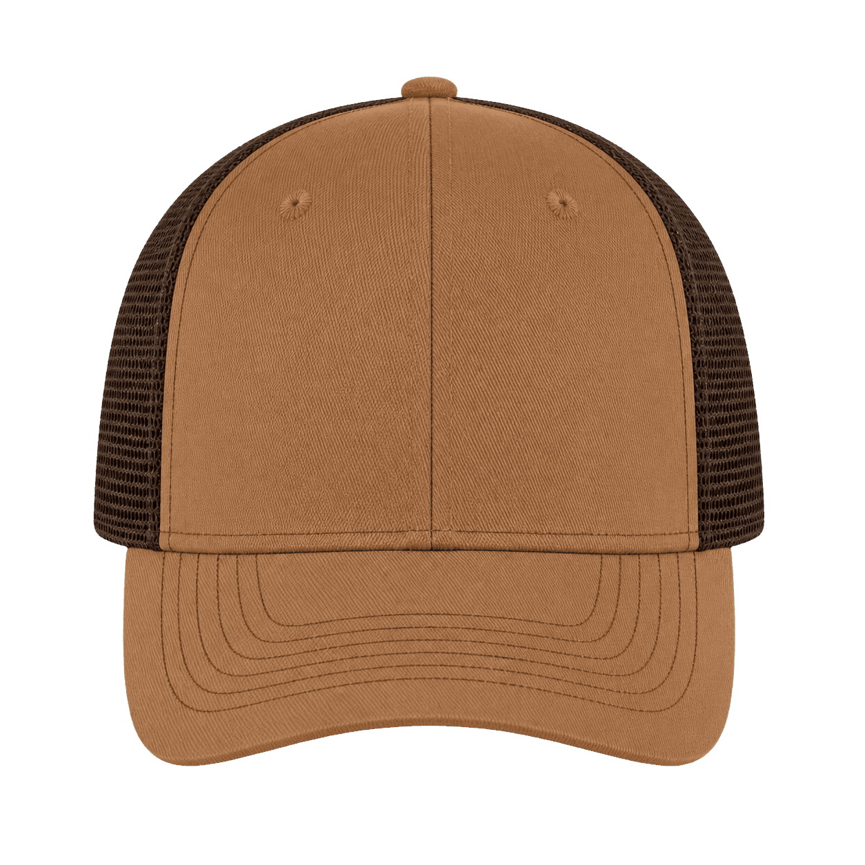 Adult Trucker Cap · Khaki / Brown