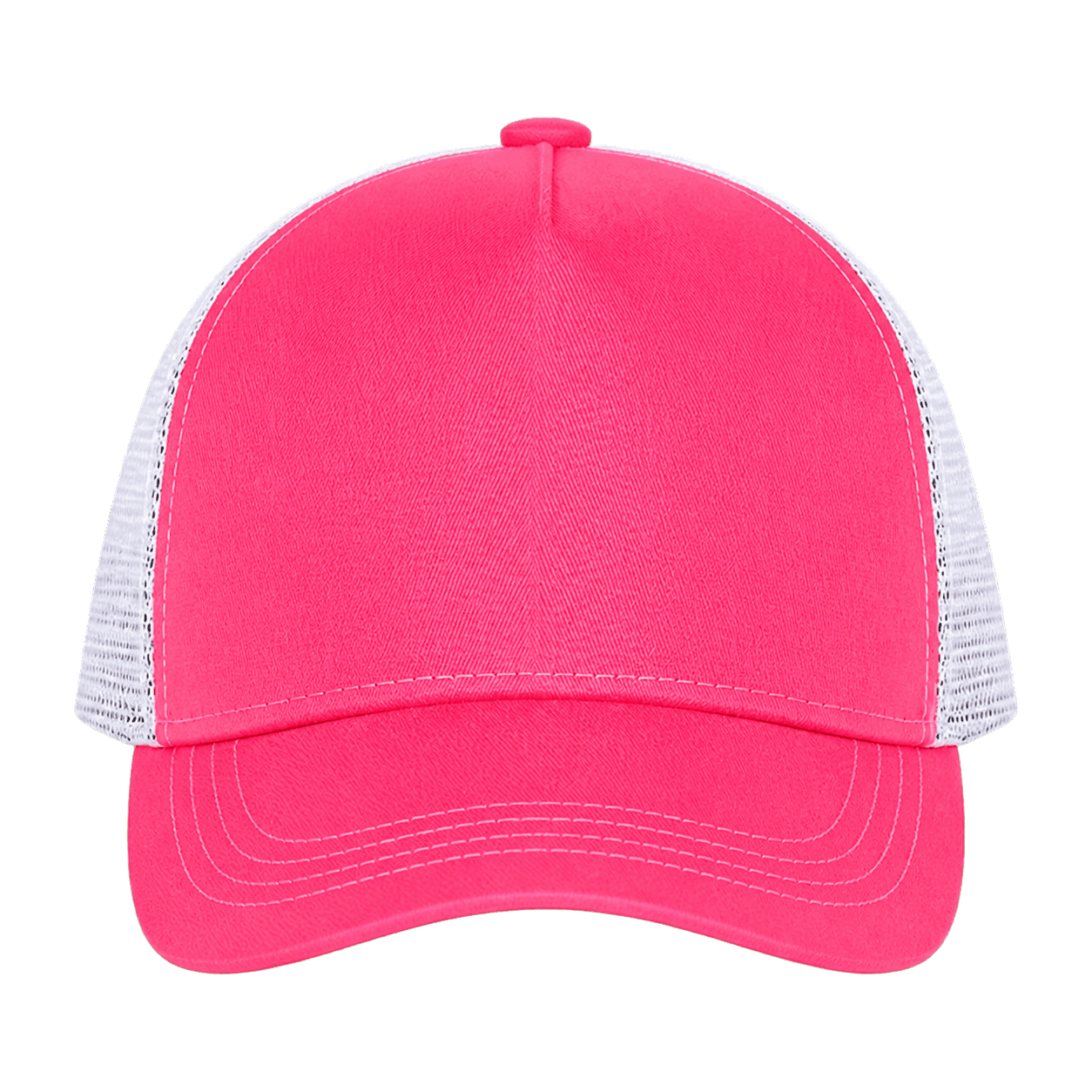 Kids Trucker Cap · Hot Pink / White