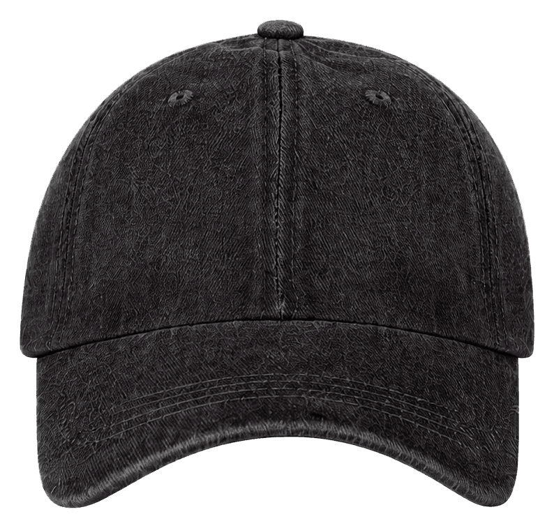 Adult Washed Baseball Cap · Washed Black